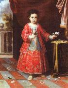 unknow artist Portrait of a Little Girl Spain oil painting artist